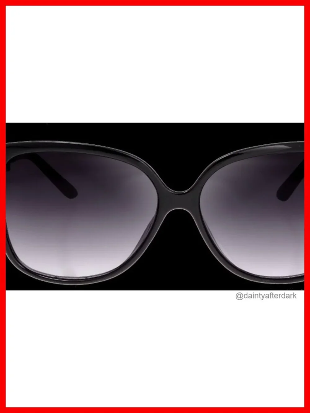 Oversized Square Cat Eye Hybrid Butterfly Sunglasses UV Protection